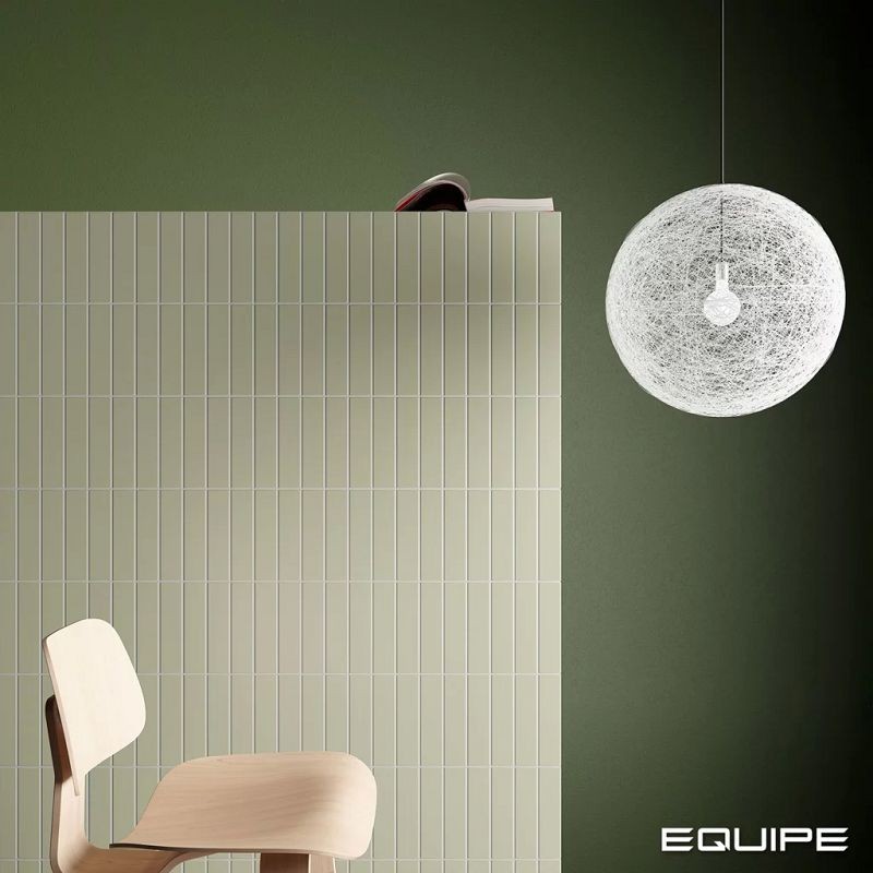 Equipe Costa Nova Tansy Green Matt 5x20 płytki cegiełki 127399