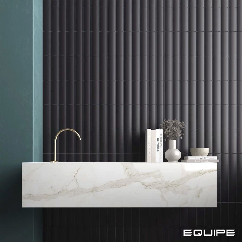 Equipe Vibe Out Almost Black 6,5x20 płytki ścienne cegiełki 128650