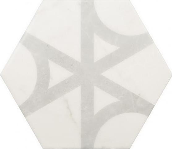 Płytki heksagon marmur Equipe Carrara Hexagon Flow 17,5 x20 21750