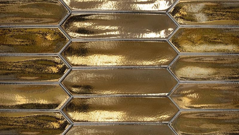 Equipe Lanse Gold 5x25 płytki ścienne metalizowane 127891