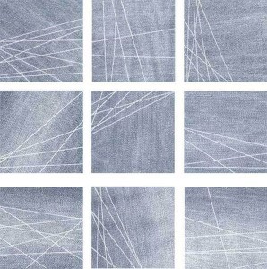 WOW Denim Decor Washed Blue 14x14 płytka gresowa