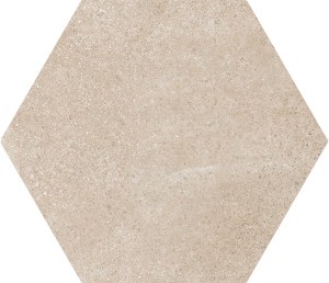 Płytki do przedpokoju heksagonalne beż Equipe Hexatile Cement Mink 17.5X20