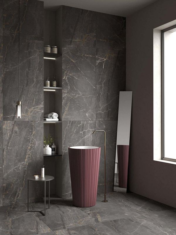 Dado Charm Black 60x120 płytki gresowe imitujące kamień 124953