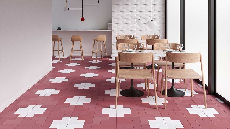 WOW Elle Floor Plum 18,5x18,5 płytka gresowa 155746