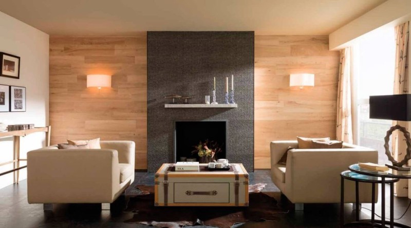 Płytki podłogowe, ścienne imitujący kamień Porcelanosa Samoa Antracita 40x80 43374