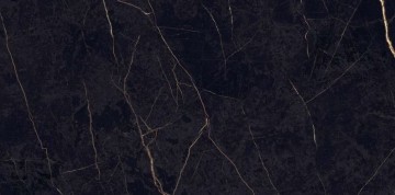 Gres marmur czarny z białymi złotymi żyłami Flaviker Supreme Evo Noir Laurent lux 160x320 6mm 78868