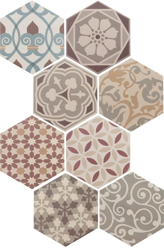 Equipe Hexatile Harmony Colours 17,5x20 płytka heksagonalna 127766