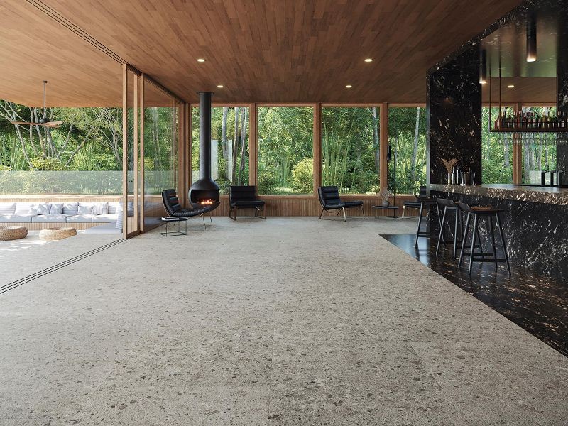 Porcelanosa Trento Grey Ant. 120x120 płytki gresowe imitujące lastryko 106452