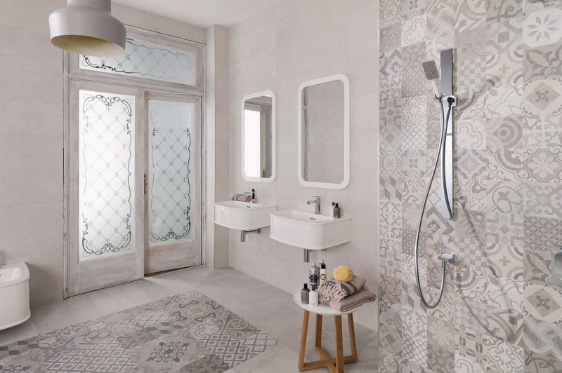 Płytki beton szare przetarty Porcelanosa Dover Caliza P18569551 59.6X59.6 81358