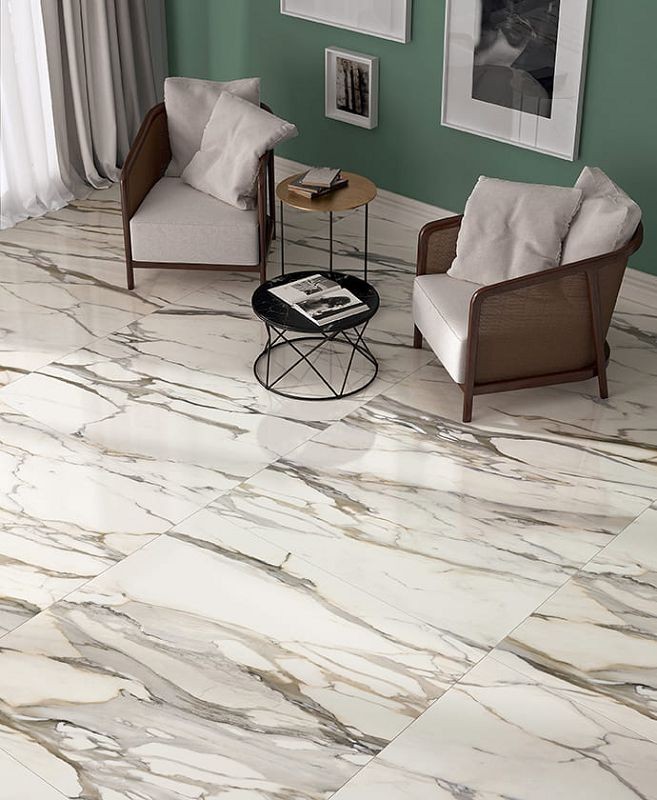 Fondovalle Infinito 2.0 Calacatta Gold Glossy 60x120 płytki gresowe imitujące marmur 131682