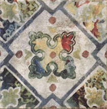 Płytki łazienkowe małe ornament kolorowy Mainzu Livorno Decor Micheli 20X20