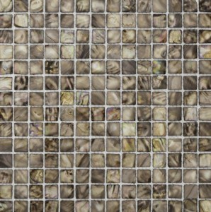 Mozaika z muszli brązowa perła Dell Arte Seashell Dark 30,5x30,5
