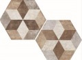 Płytki heksagonalne beżowe Fioranese Heritage Deco Texture 4 34.5 x 40 71006