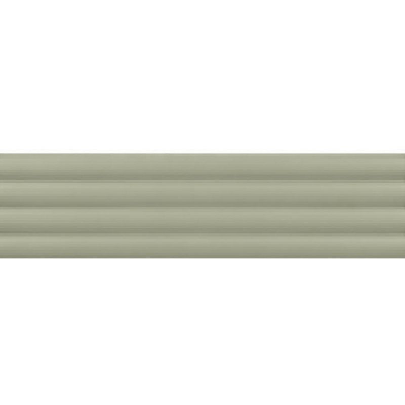 Equipe Costa Nova Onda Tansy Green Matt 5x20 płytki cegiełki dekoracyjne 3D 127278