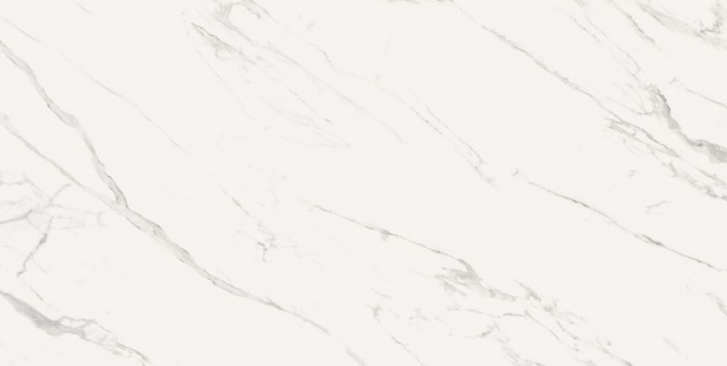 Płytki imitujące marmur XXL Casalgrande Padana Marmoker Statuario Grigio lucido 118x236 6,5mm-63588