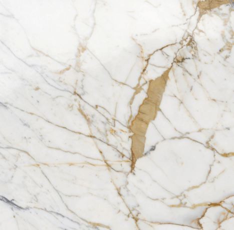 Płytki marmur biały ze złotą żyłą Marazzi Grande M.Look Golden White lux 75x75 96364