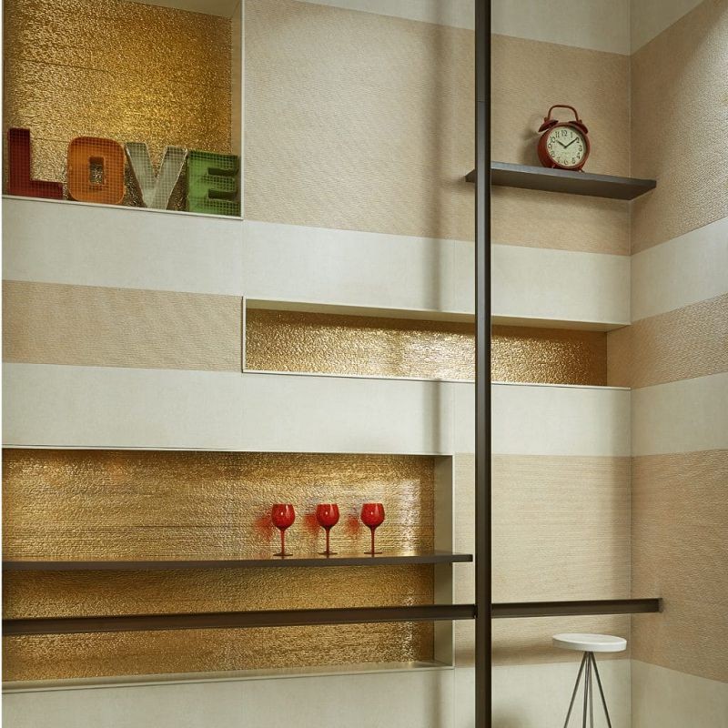 Aparici Neutral Gold Rigato 29,75x89,46 płytka ścienna 109775