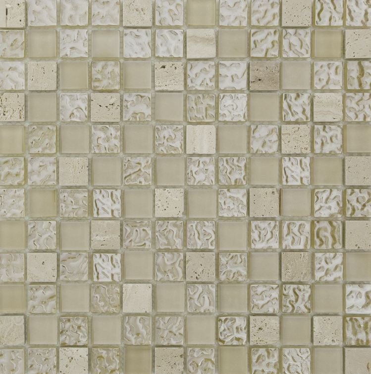 Mozaika szklana Dell Arte Mozaika Rustico Beige 30x30 100104