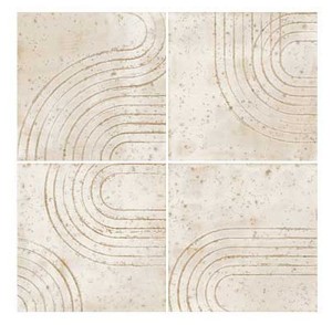 WOW Enso Wabi Ivory 12,5x12,5 płytka ścienna dekor