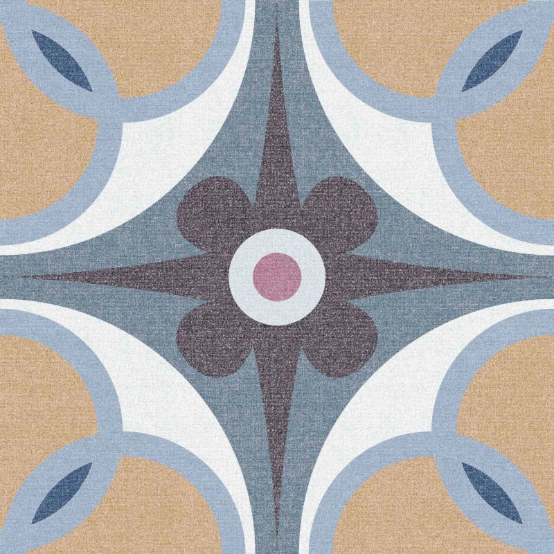 Plytki gresowe patchworkowe kolorowy wzór Mayolika Absolut Santiago Patchwork 20x20 77749