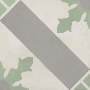 Marca Corona Terra Art Cardinale Sabbia/Menta 20x20 I388 płytki gresowe patchworkowe