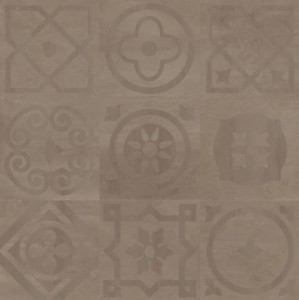 Gres kamień brąz z żyłami patchwork Gardenia Orchidea Concept Stone Bruno Decor Medio 80x80