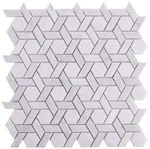 Dunin Manorial Carrara White Armor 30x29 mozaika kamienna