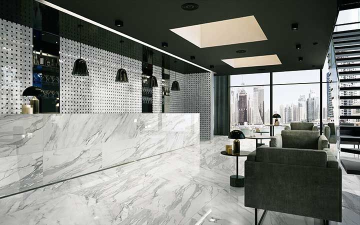 NovaBell Imperial Calacatta Bianco Lappato 60x120 płytka gresowa 162521
