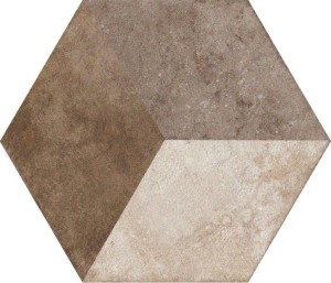 Fioranese Heritage Exagona Deco Texture_2 34,5x40 HET2EX płytka heksagonalna