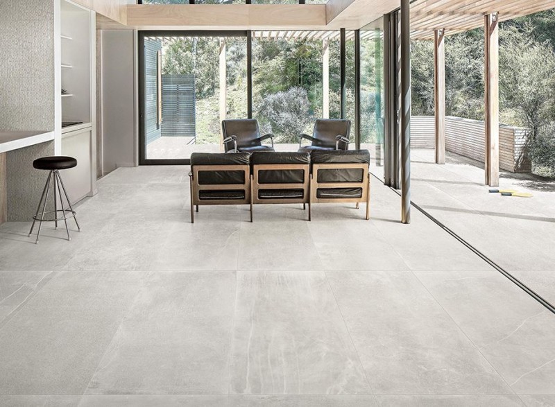 Gres beżowy przetarty beton Piemme Uniquestone Silk 80x80 31521