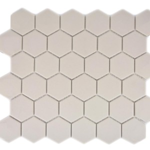 Mozaika heksagon średni monokolor szary mat Metropol MM 0407 32,5 x 28,1