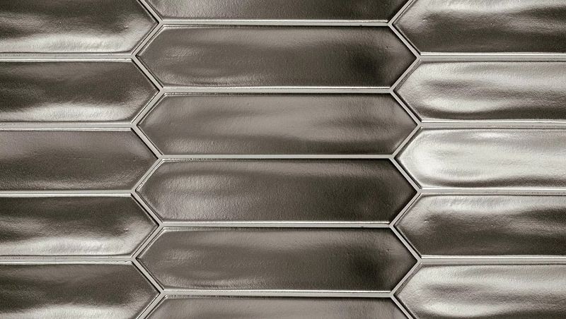 Equipe Lanse Silver 5x25 płytki ścienne metalizowane 127905