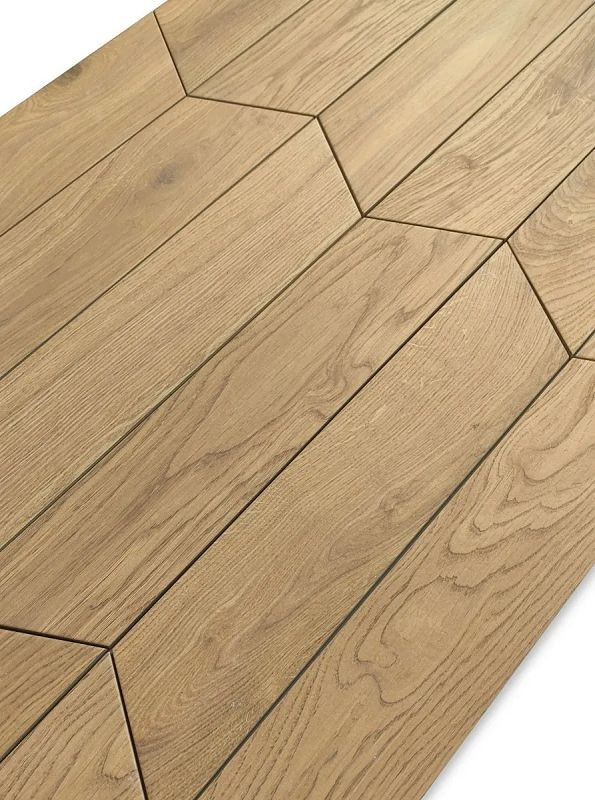 Emil Ceramica Mimesis Miele Chevron Nat. 11x54 EKPA płytki drewnopodobne jodełka 126112