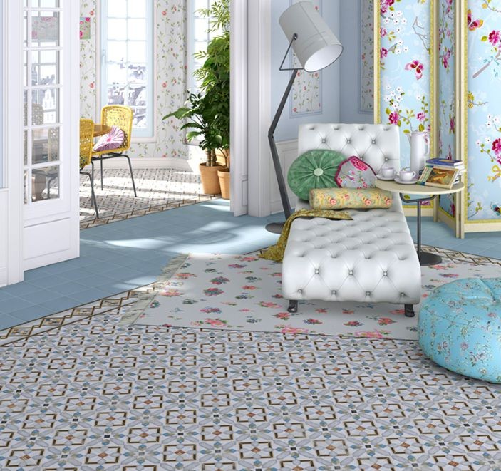 Vives Vodevil Demel Multicolor 20x20 płytki patchworkowe gresowe 155409