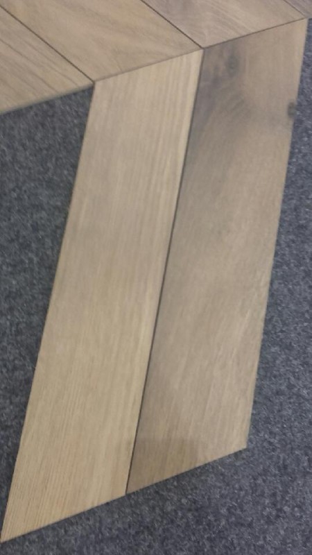Płytki drewno francuska beż Marazzi treverksoul neutral chevron MOML 11x54 jodełka 95565