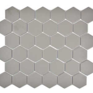 Mozaika heksagonalna szara mat Metropol MM 0581 32,5 x 28,1