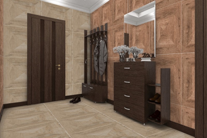 Płytki imitujące naturalne drewno w formie kwadratu jasne Porcelanosa Heritage Colonial 80X80 15645