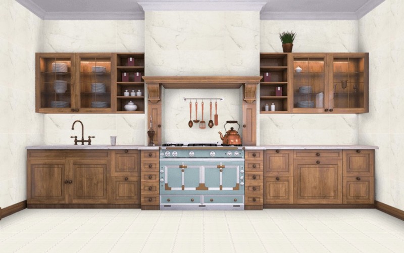 Płytki imitujące marmur Marazzi Allarble Altissimo 87x87 16301