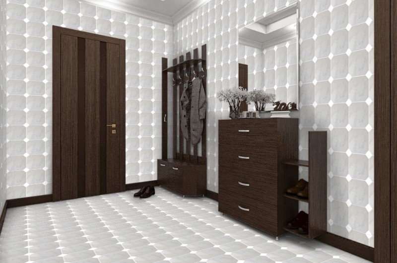 Płytki oktagonalne biały marmur Equipe Octagon Marmol Blanco 20x20 21206