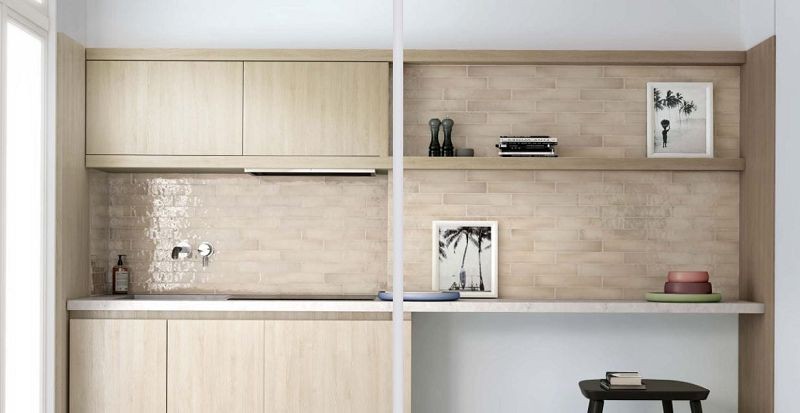 Equipe Manacor Beige Argile 6,5x40 płytka ścienna 128033