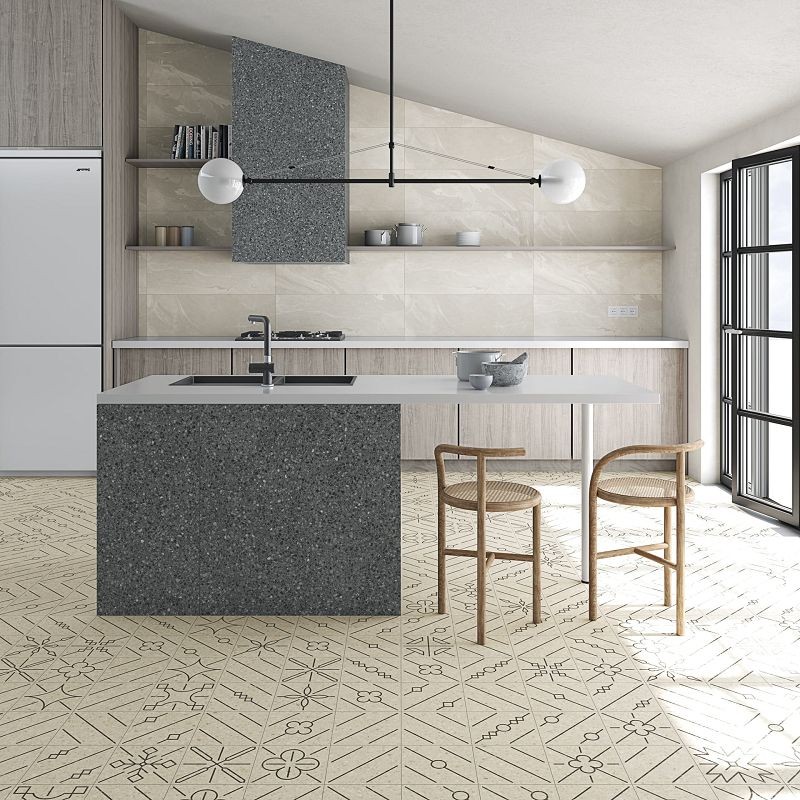Vives Niza Assenza-R Beige 20x20 płytki patchworkowe gresowe 154365