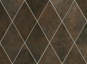 Equipe Oxide Rhombus Negro 14x24 płytki metalizowane romby