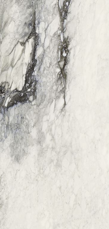 Płytki podłogowe Duże marmur białe z czarną żyłą połysk Florim Rex Etoile de Rex Étoile renoir Gloss 160x320 95655