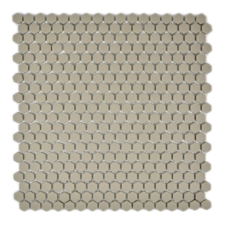 Mozaika heksagonalna szkło matowe beżowe monokolor Metropol MM 0294 29,0 x 29,5 103408