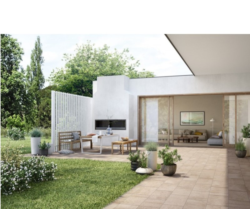 Płytki podłogowe, na zewnątrz Marazzi PIETRA OCCITANA BIANCO MH7A 20X40 ag 16829
