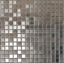 Mozaika aluminiowa srebrna mały kwadrat Metropol MM 0327 30,0 x 30,0 79480