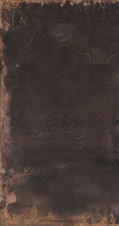 Płytki grafit przetarte ze rdzą metalizowane industrialne Sant Agostino Oxidart Black 60x120 79406