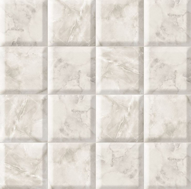 Płytki łazienkowe marmur bialy wypukły Mainzu Davinci Blanco 15x15 52798