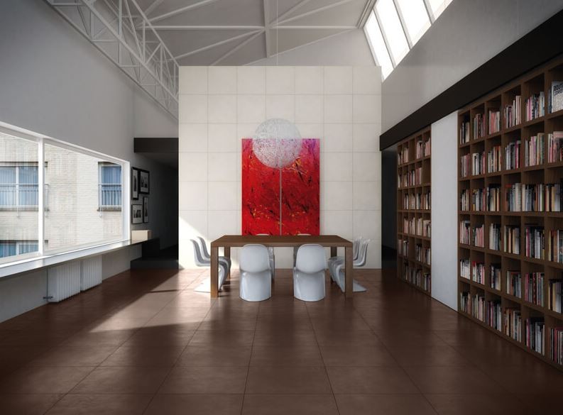 Plytki kamień beż struktura satyn Casalgrande Padana Architecture White Gloss 45x90 38871
