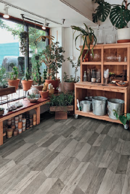 Gres drewno szary francuska jodełka Marazzi treverksoul grey M0MN 11x54 16606